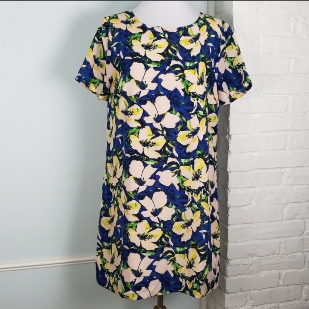 J. Crew Floral Polyester Dress